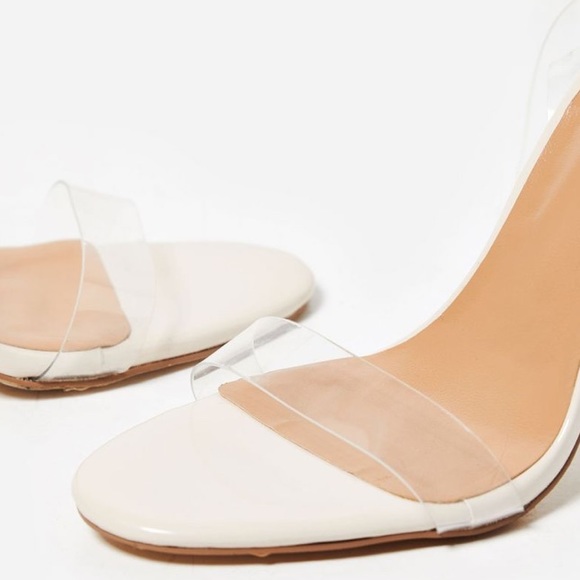 EGO ARIANA BARELY THERE PERSPEX BLOCK CLEAR
HEEL IN NUDE PATENT - Picture 5 of 12